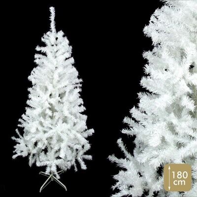 CHRISTMAS - TREE 500 BRANCHES PE-PVC WHITE TINSIN CT57962