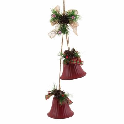 CHRISTMAS - PENDANT WITH 2 RED BELLS CT721575