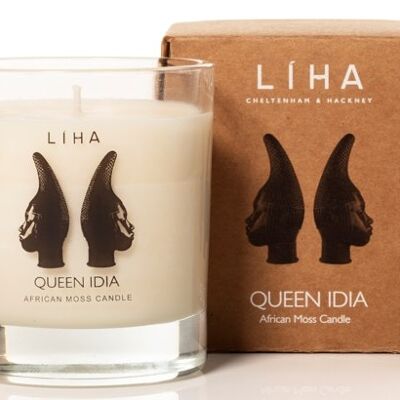 Scented Candle LIHA | Queen Idia Candle | African Moss | Relaxing Candle | Relaxing Candle | Relaxation | Home Decor | Fragrance | Stress-Reducing | Small Scented Candle | Amazing Scent | Relaxing | Must Try | Must Have.