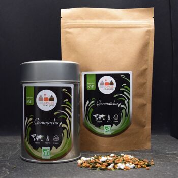 Genmaicha BIO* - Boîte en fer