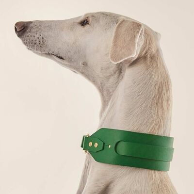 Greyhound Necklace Green