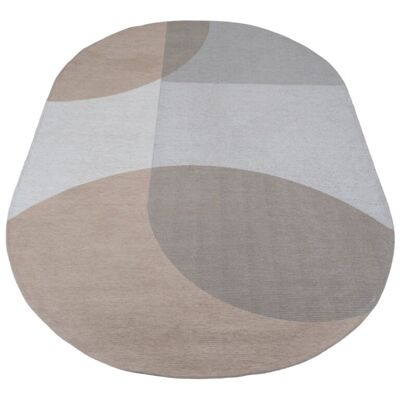 Vloerkleed Eli Beige – Oval 200 x 290 cm