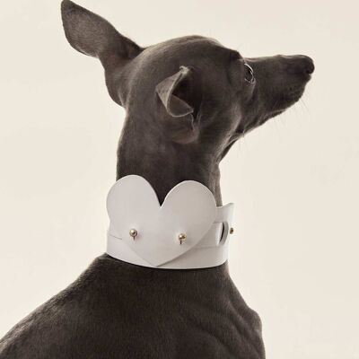 Accessoire Chien Coeur Blanc