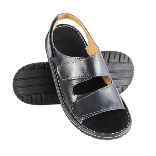 Sandalias de piel para hombre, Sandalias de verano para hombre.