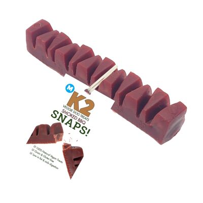 K2 Vegan Dog Training Treats Wood Smoked BBQ Medium 35g