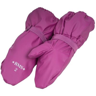 lined gloves - 100% waterproof - berry