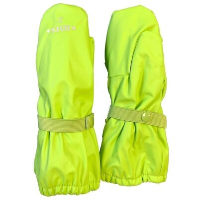 guantes forrados - 100% impermeables - verde claro