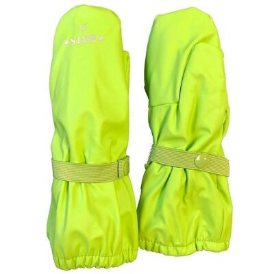 lined gloves - 100% waterproof - light green