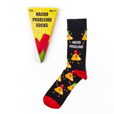 Unisex Nacho Problemo Socken
