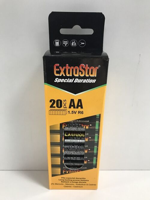 AA Special Duration Batteries 1.5V, 20 pieces