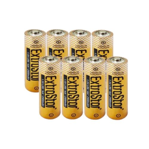 Extrastar AA Alkalines Batteries 1.5V, 8 pieces