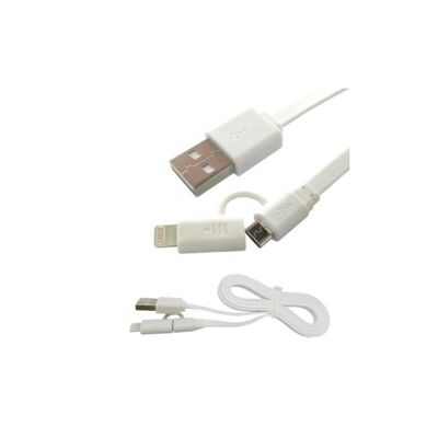 2-in-1 USB-A to Micro USB and Lightning 1.5m (6LXIP06M)