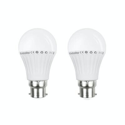 9W B22 LED GLS Glühbirne Warm (2er-Pack) (Papierpackung) (AGA60PKC9W)