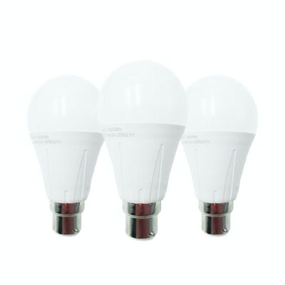 Ampoule DEL GLS 12 W B22 lumière du jour (paquet de 3) (paquet de papier) (AGA60PK3F)