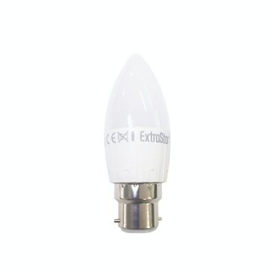 Ampoule à bougie DEL 7 W B22 lumière du jour (AGC377)