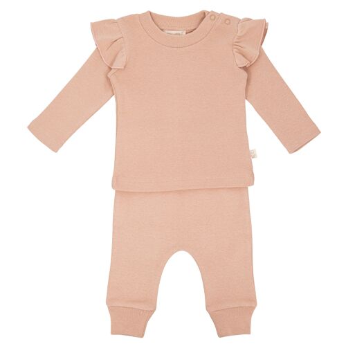 Baby suit 2-piece Old Pink