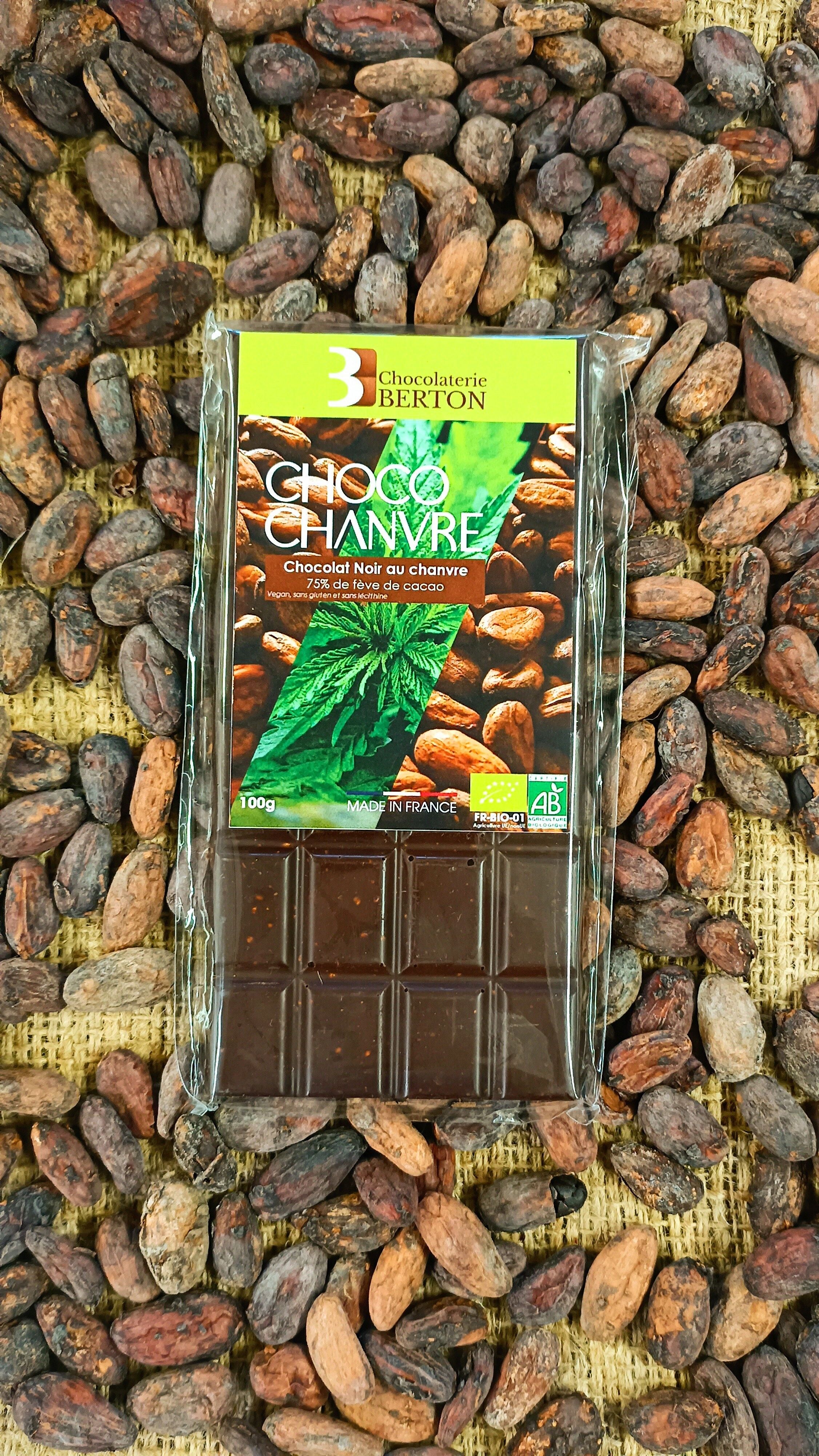 Chocochanvre tablette chocolat 75%