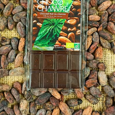 Chocochanvre tablette chocolat 75%