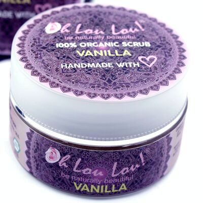 Vanilla Bourbon SCRUB 100% ORGANIC 100% NATURAL