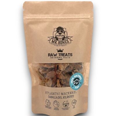 Raw Treats Atlantic Mackerel – Natural Snack for Dogs and Cats