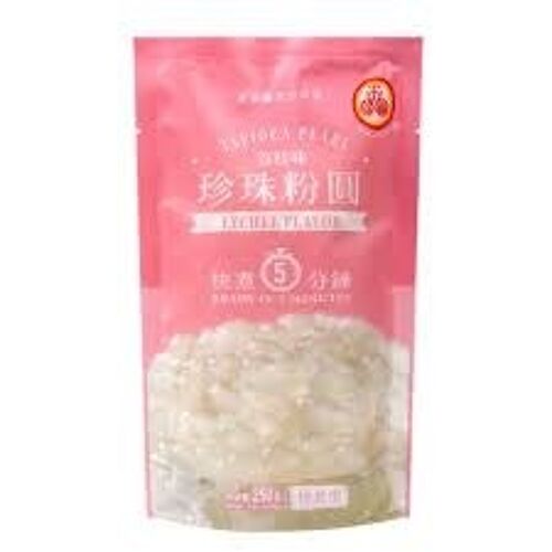 Bille de tapioca - lychee 250G (WUFUYUAN)  pour Bubble Tea "prêt en 5 minutes"