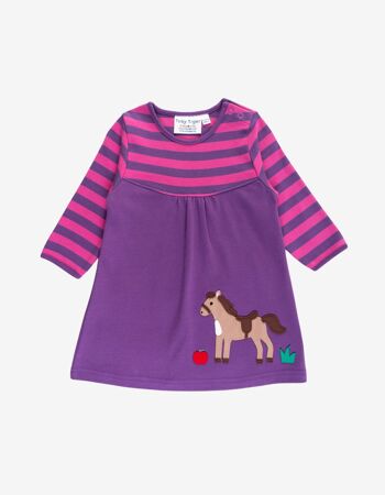 Robe Applique Cheval Bio