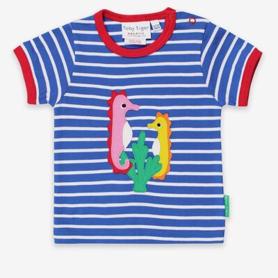 Organic Seahorse Applique T-Shirt