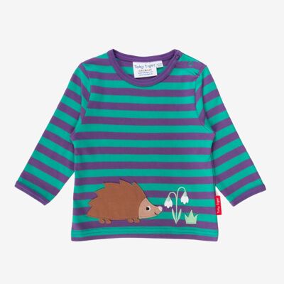 Organic Hedgehog Applique T-Shirt