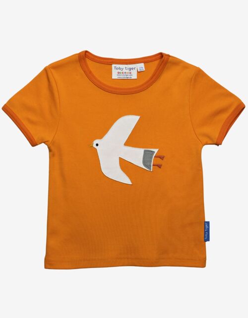 Organic Seagull Applique T-Shirt