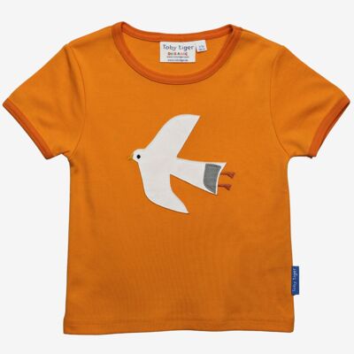Organic Seagull Applique T-Shirt