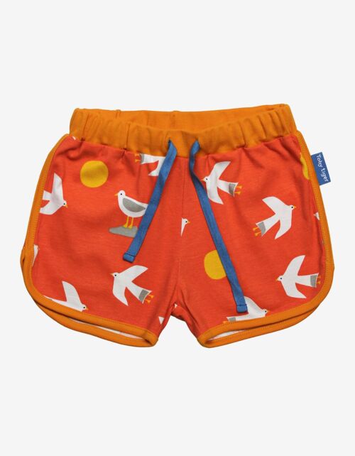 Organic Seagull Print Running Shorts