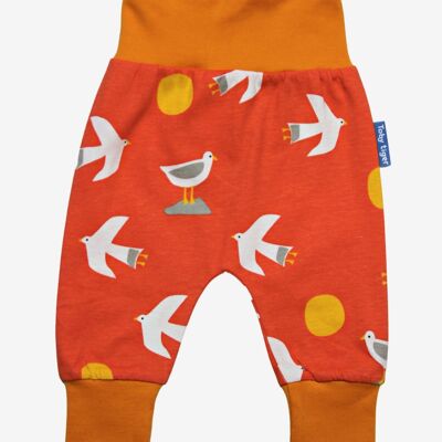 Organic Seagull Print Yoga Pants