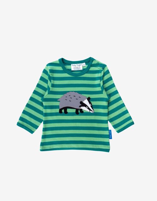 Organic Badger Applique T-Shirt