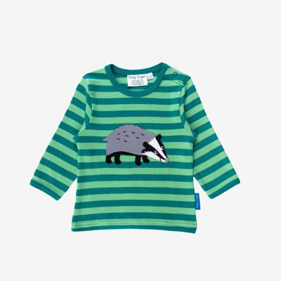 Organic Badger Applique T-Shirt