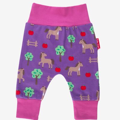 Pantalones de yoga orgánicos con estampado de caballos