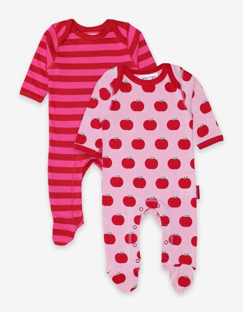 Organic Apple 2-Pack Babygrow