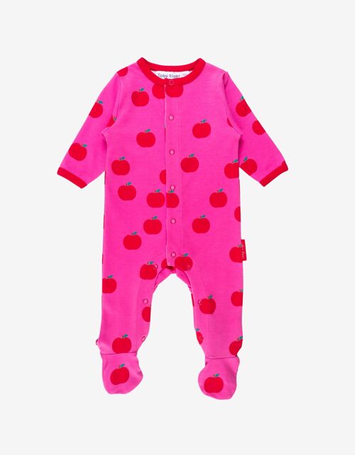 Organic Apple Print Babygrow