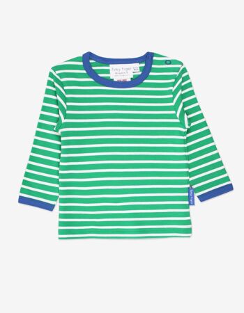 T-Shirt Breton Bio Vert 1
