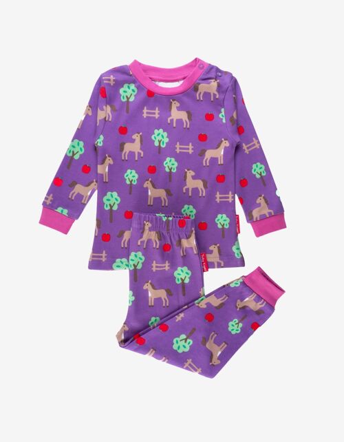 Organic Horse Print Pyjamas