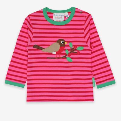 Organic Robin Applique T-Shirt