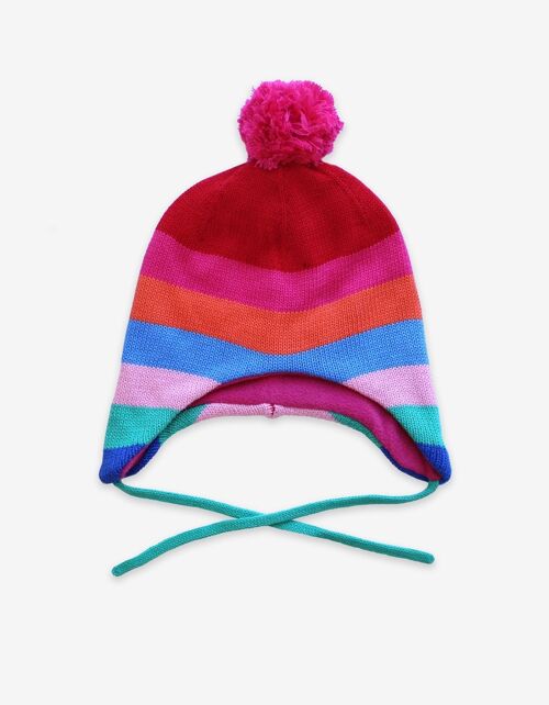 Girly Stripe Knitted Hat