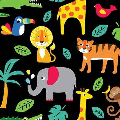 Papier Cadeau Jungle