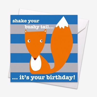 Fox Birthday Card