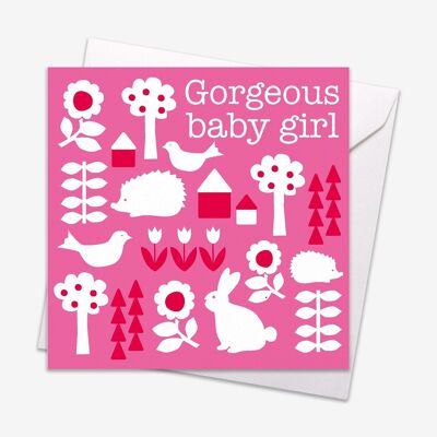 Carte bébé jardin