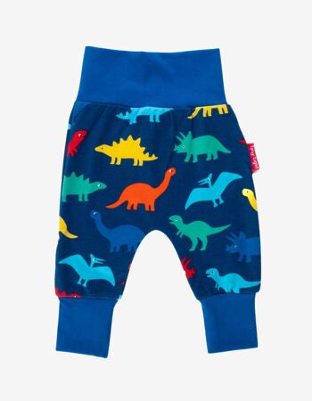 Pantalon de yoga bio à imprimé dinosaure arc-en-ciel