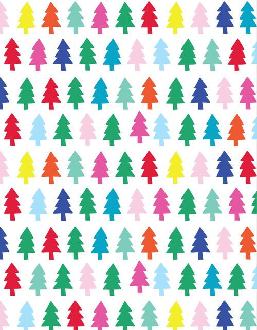 Christmas Tree Wrapping Paper