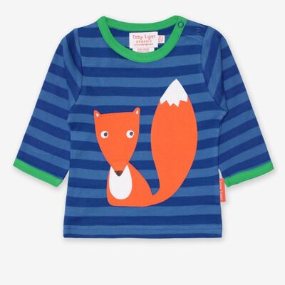 Organic Fox Applique T-Shirt