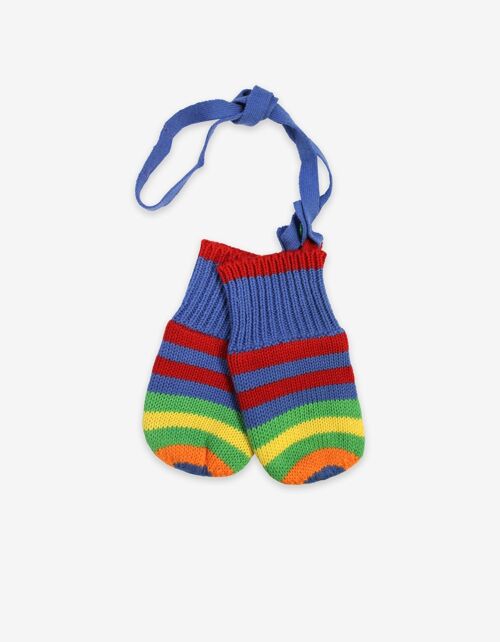 Bold Boy Knitted Mittens