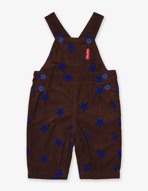 Brown Star Cord Dungarees