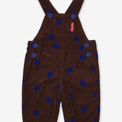 Brown Star Cord Dungarees